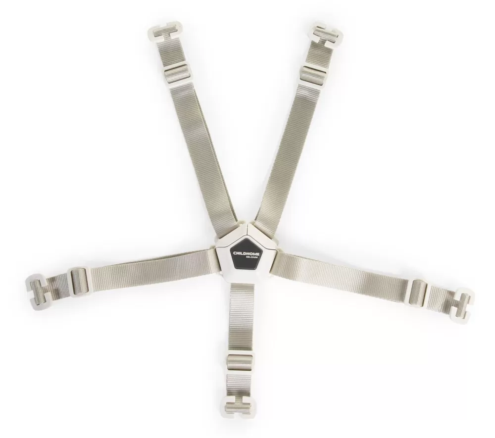 Fashion Childhome 5-Punts Harnas - Zilver Wit