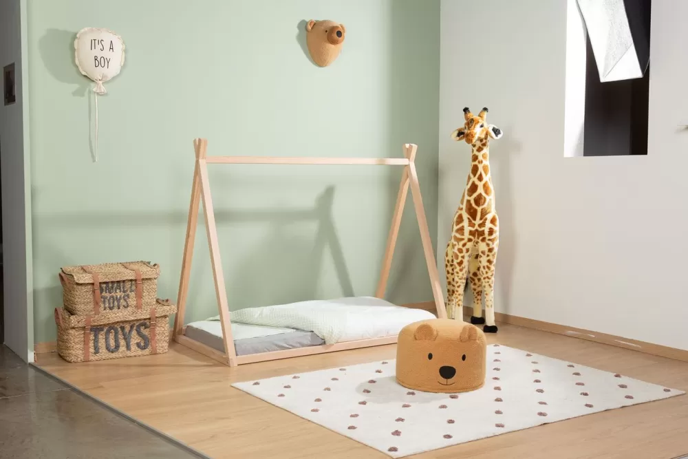 Outlet Childhome Donsovertrek + Kussensloop - 100X140 Cm - Jersey - Forest - Tetra Vichy