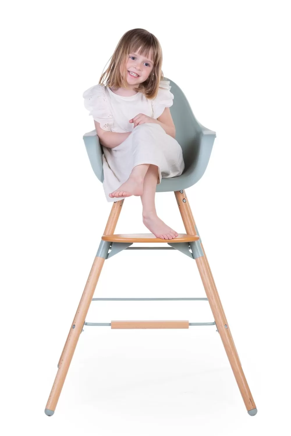 Sale Childhome Evolu Extra Set Lange Poten + Voetsteun - Hout - Munt