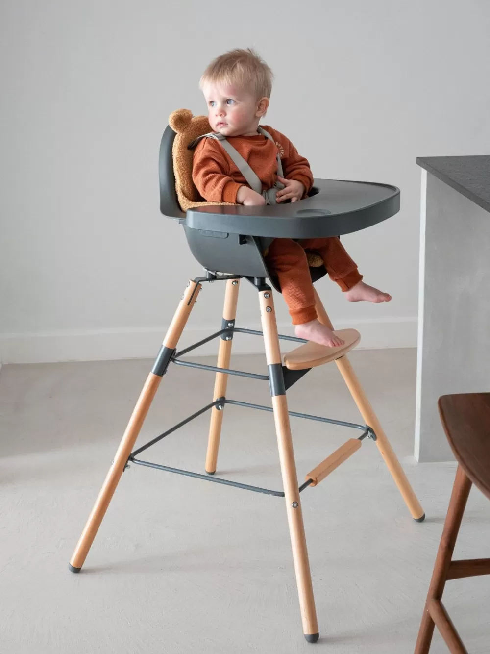 Cheap Childhome Evolu Kinderstoel - Verstelbaar In Hoogte (50-75 Cm/*90 Cm) - Naturel Antraciet