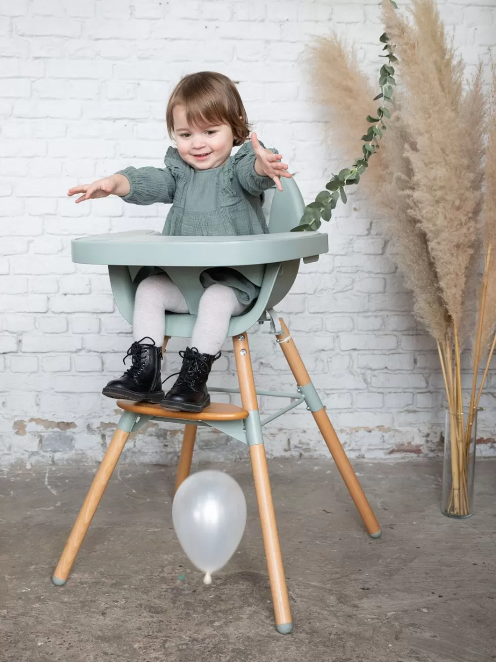 Shop Childhome Evolu Kinderstoel - Verstelbaar In Hoogte (50-75 Cm/*90 Cm) - Naturel Munt