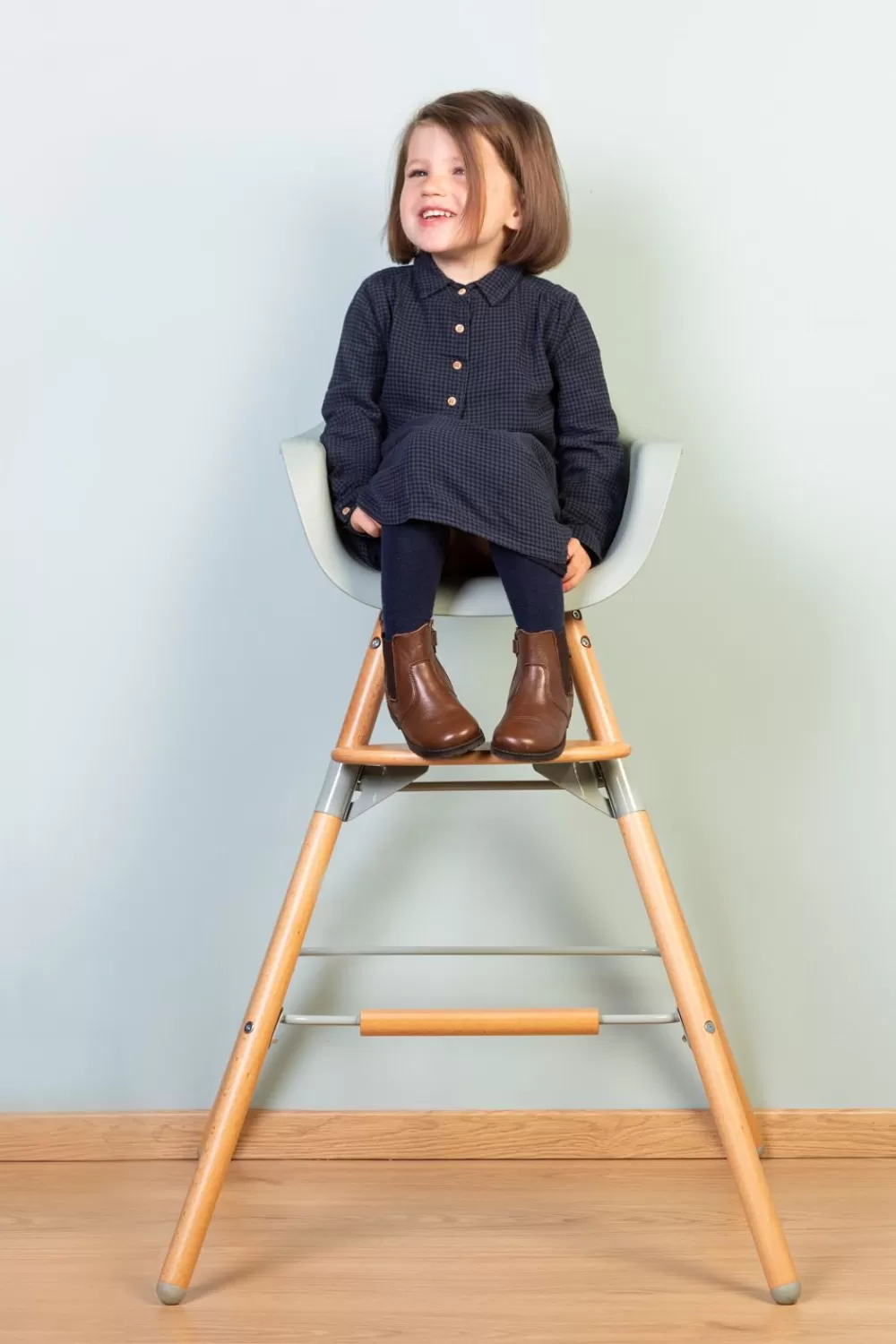 Shop Childhome Evolu Kinderstoel - Verstelbaar In Hoogte (50-75 Cm/*90 Cm) - Naturel Munt