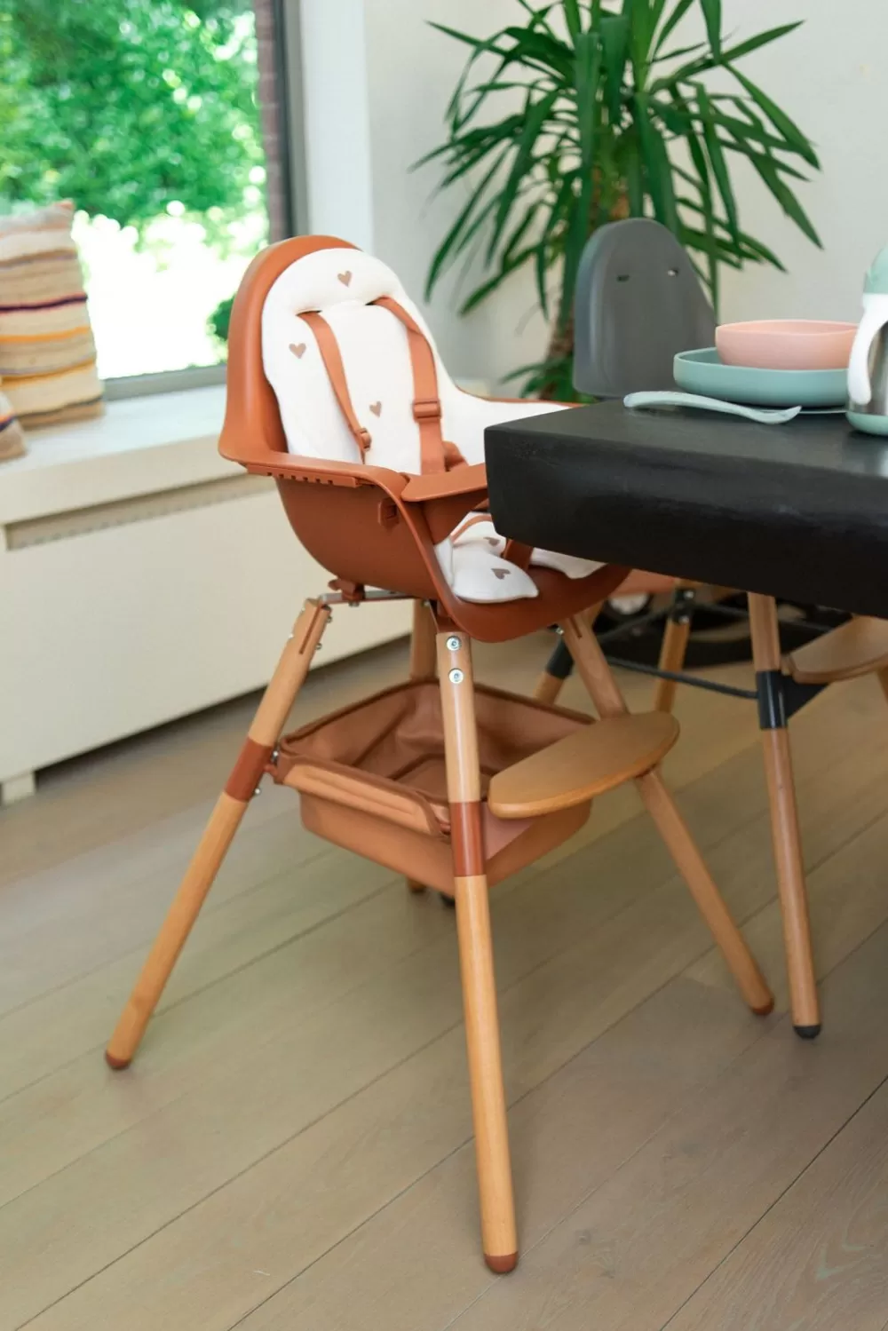 Sale Childhome Evolu Kinderstoel - Verstelbaar In Hoogte (50-75 Cm/*90 Cm) - Naturel Roest