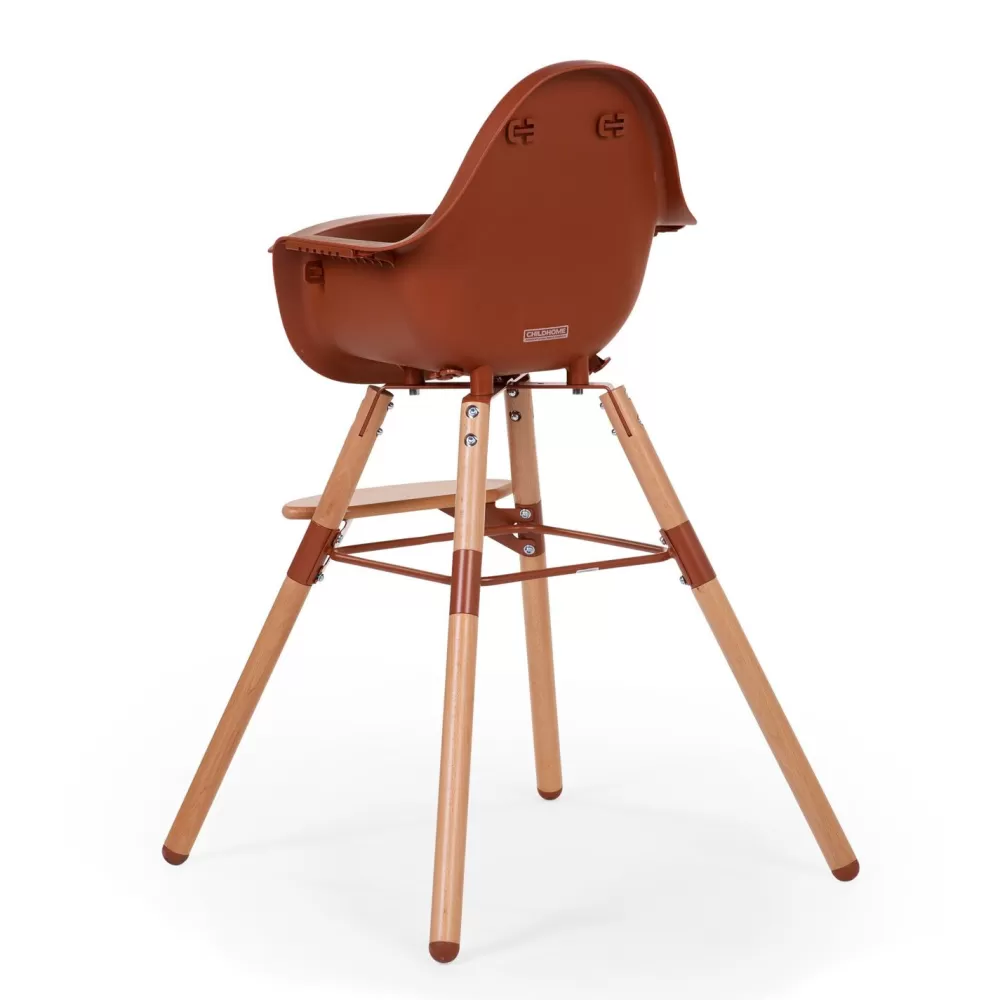 Sale Childhome Evolu Kinderstoel - Verstelbaar In Hoogte (50-75 Cm/*90 Cm) - Naturel Roest