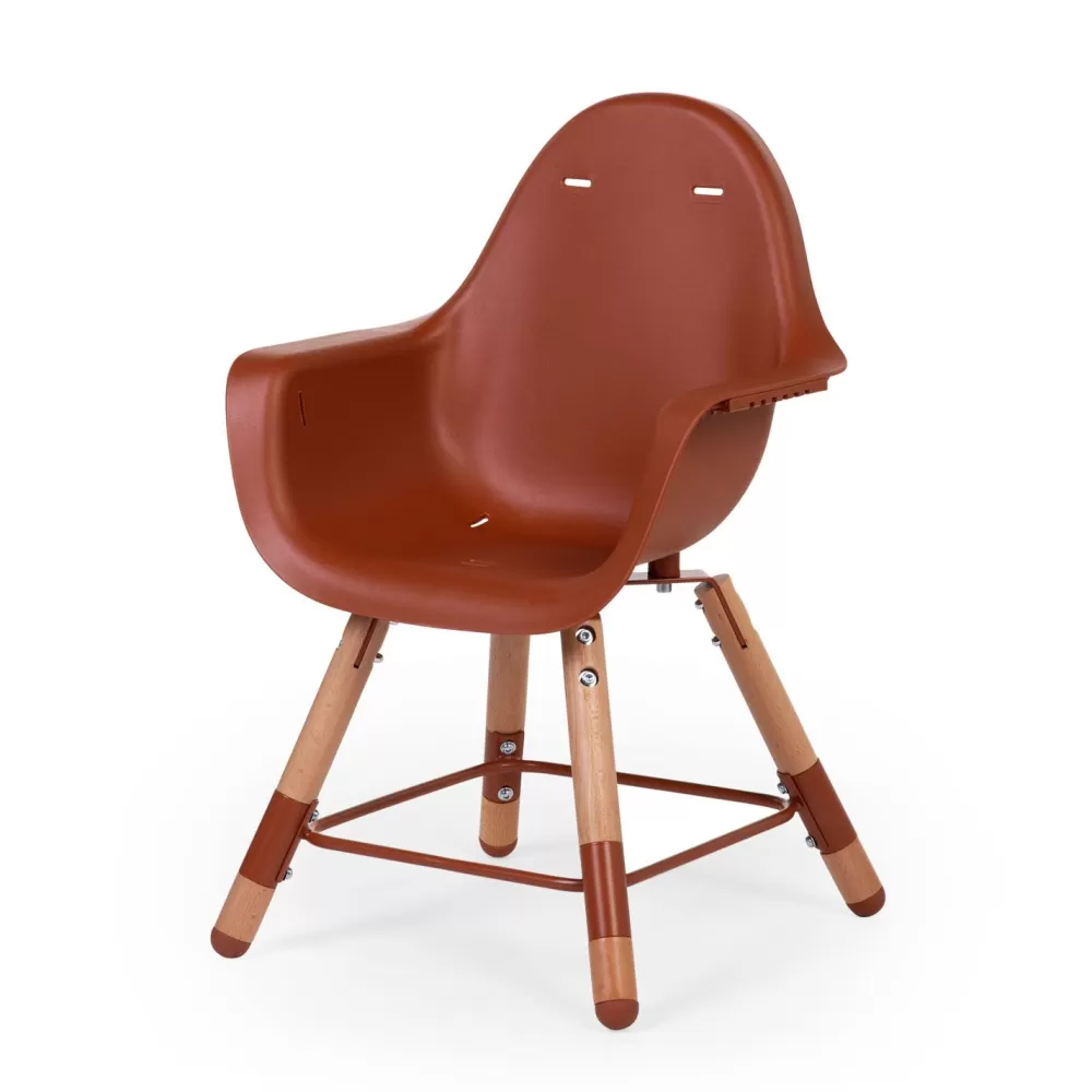 Sale Childhome Evolu Kinderstoel - Verstelbaar In Hoogte (50-75 Cm/*90 Cm) - Naturel Roest