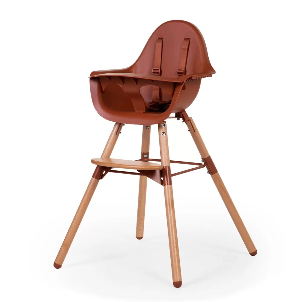 Sale Childhome Evolu Kinderstoel - Verstelbaar In Hoogte (50-75 Cm/*90 Cm) - Naturel Roest