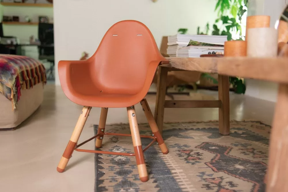 Sale Childhome Evolu Kinderstoel - Verstelbaar In Hoogte (50-75 Cm/*90 Cm) - Naturel Roest