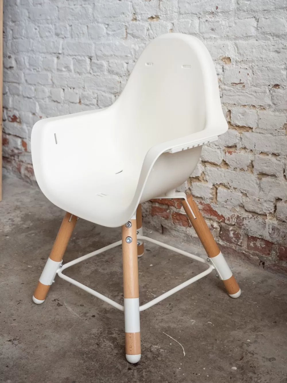 Store Childhome Evolu Kinderstoel - Verstelbaar In Hoogte (50-75 Cm/*90 Cm) - Naturel Wit