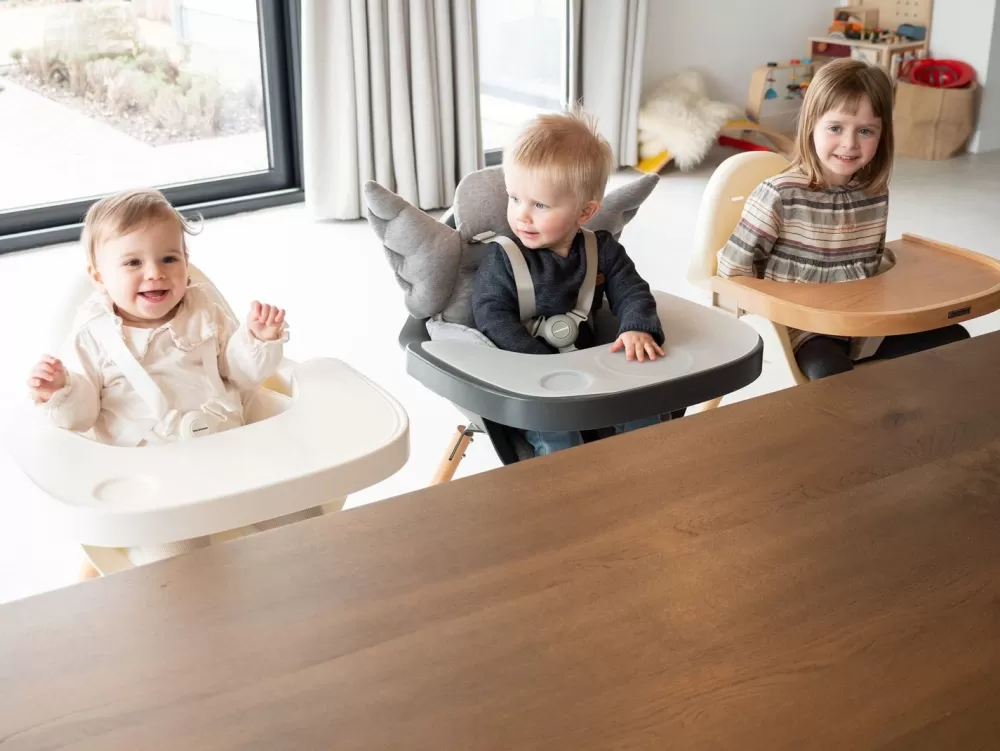 Store Childhome Evolu Kinderstoel - Verstelbaar In Hoogte (50-75 Cm/*90 Cm) - Naturel Wit