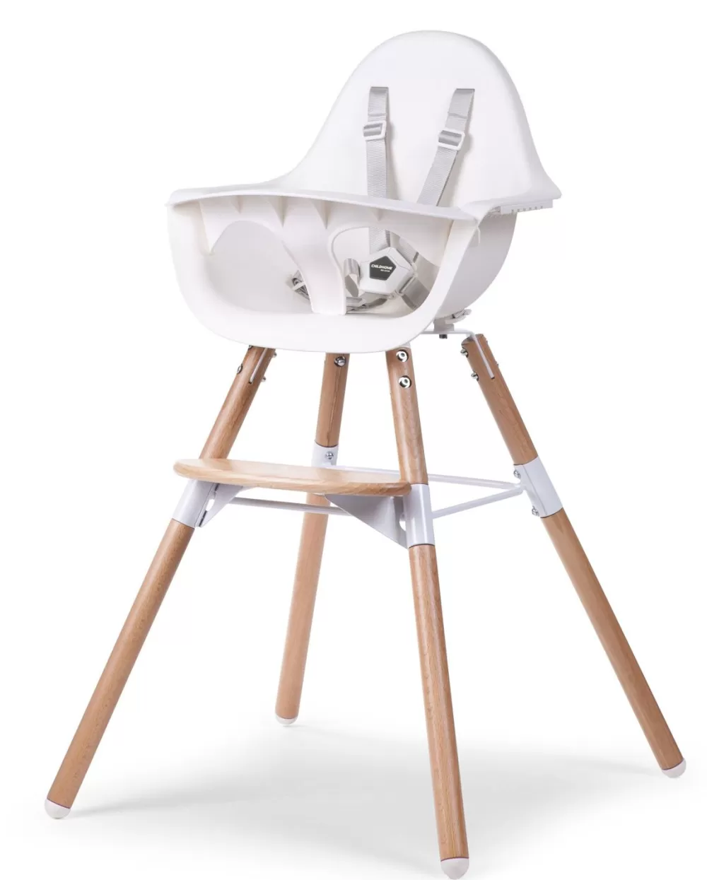 Store Childhome Evolu Kinderstoel - Verstelbaar In Hoogte (50-75 Cm/*90 Cm) - Naturel Wit