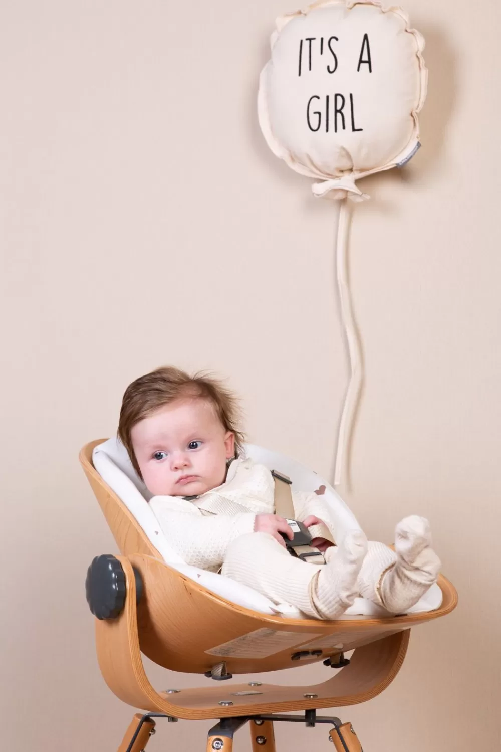 Hot Childhome Evolu Newborn Seat Voor Evolu 2 + One.80° - Hout - Naturel Antraciet