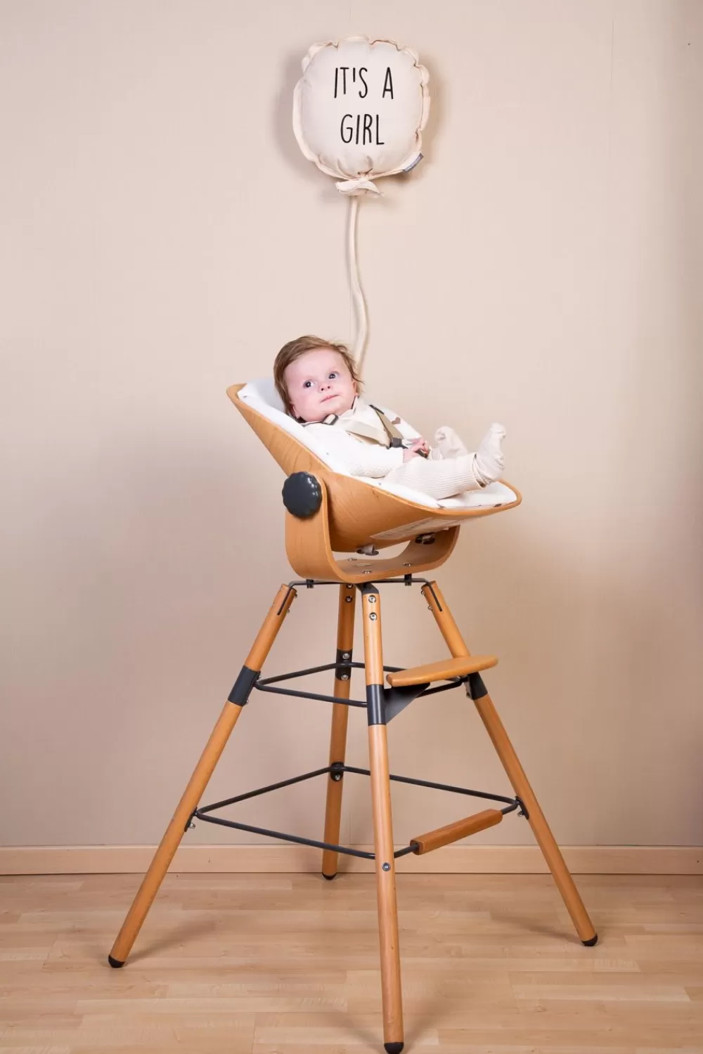 Hot Childhome Evolu Newborn Seat Voor Evolu 2 + One.80° - Hout - Naturel Antraciet