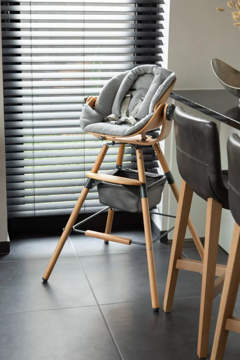 Hot Childhome Evolu Newborn Seat Voor Evolu 2 + One.80° - Hout - Naturel Antraciet