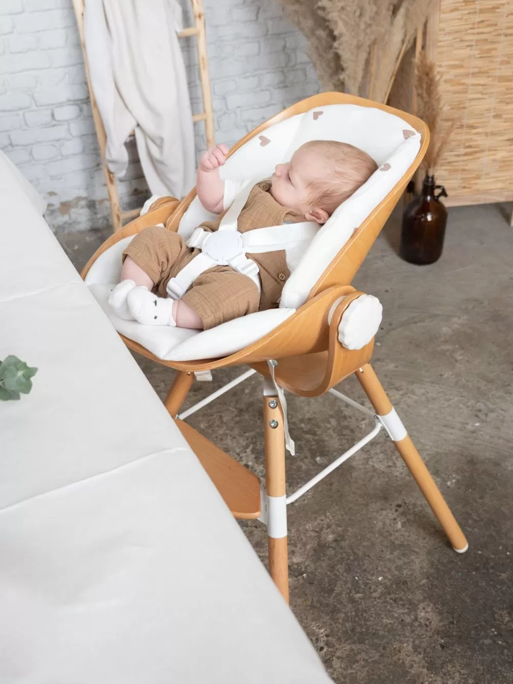 Store Childhome Evolu Newborn Seat Voor Evolu 2 + One.80° - Hout - Naturel Wit