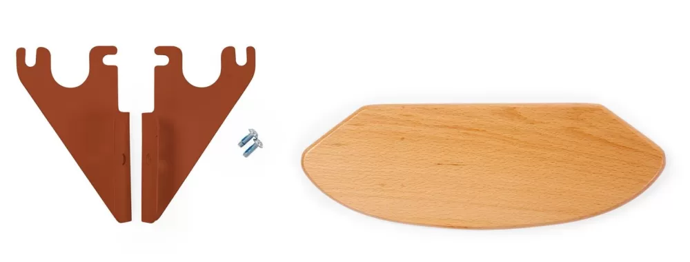 Clearance Childhome Evolu Of Evowood Voetsteun + Steunen + Hardware - Naturel/Roest