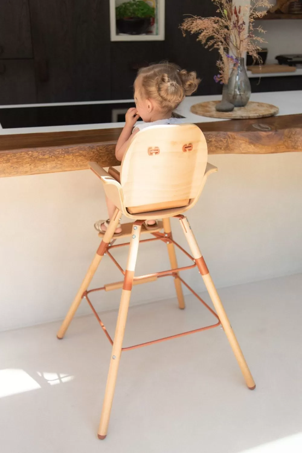 Fashion Childhome Evowood Kinderstoel - Naturel Roest