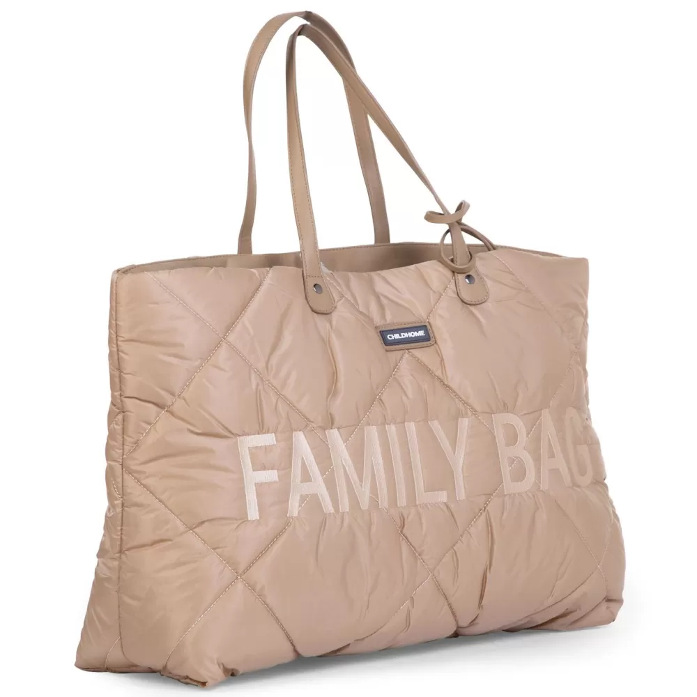 Outlet Childhome Family Bag Verzorgingstas - Gewatteerd - Beige