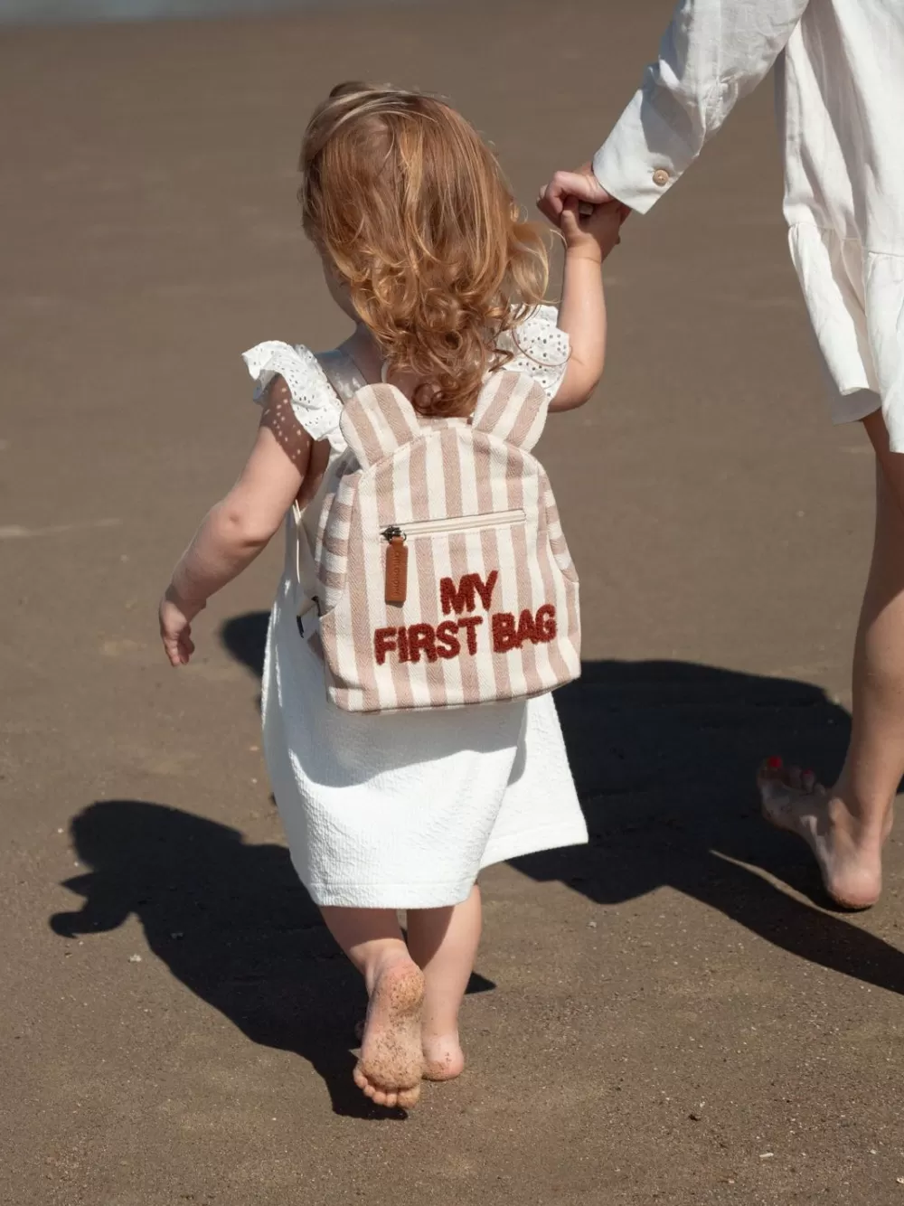 Flash Sale Childhome My First Bag Kinderrugzak - Stripes - Nude/Terracotta