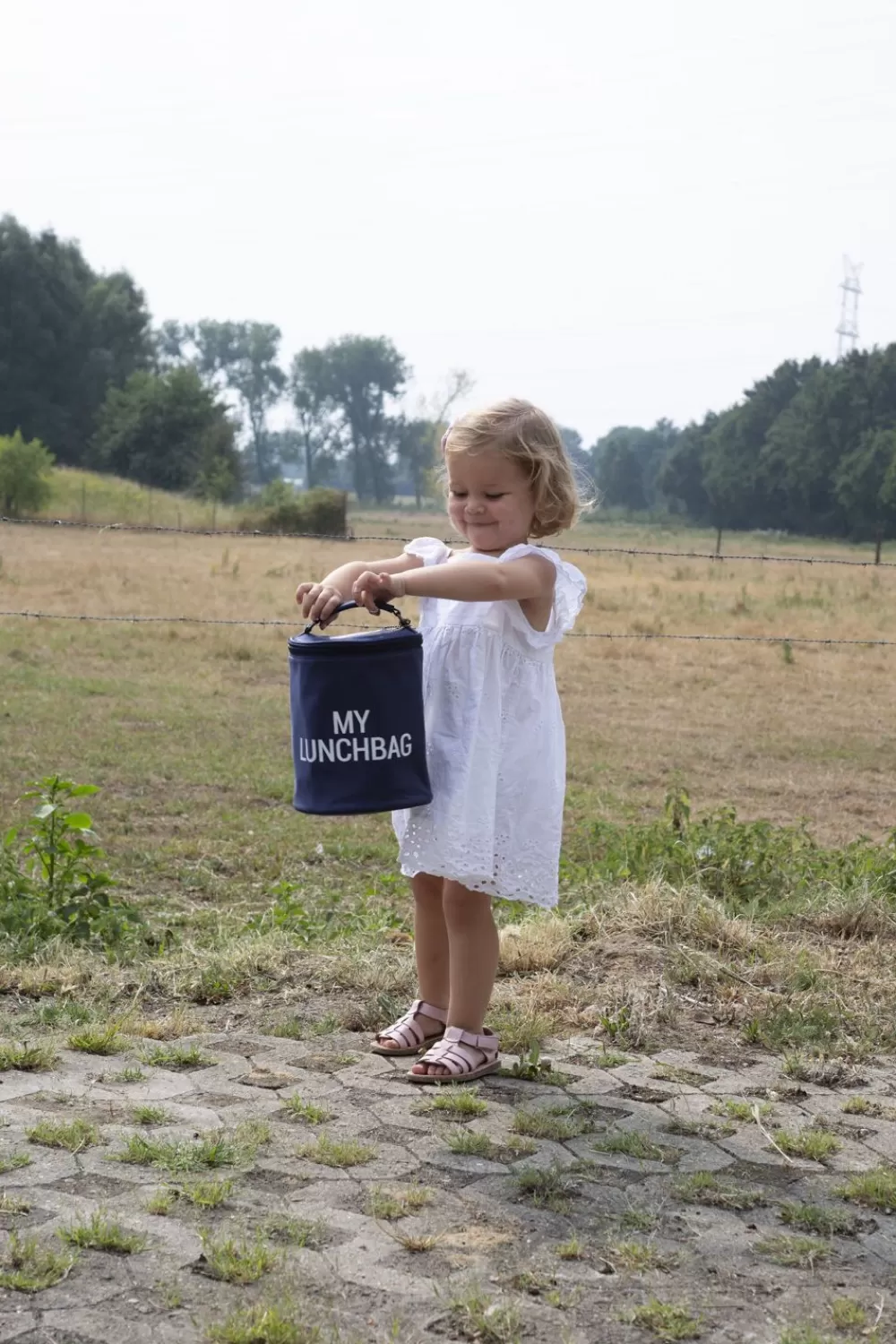 Flash Sale Childhome My Lunchbag - Met Isolerende Voering - Navy Wit