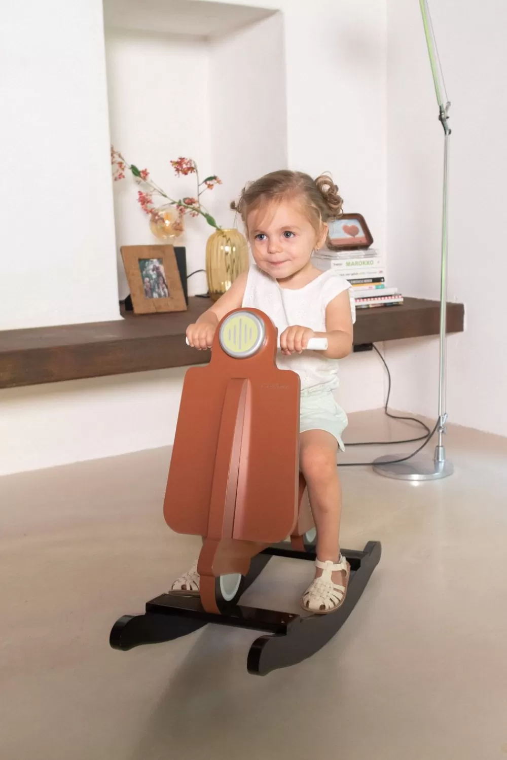 Store Childhome Schommel Scooter - Mdf - Roest Zwart