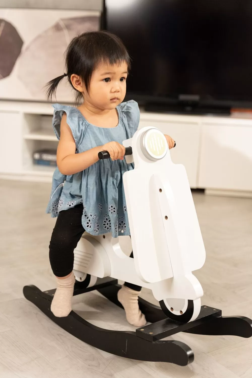 Cheap Childhome Schommel Scooter - Mdf - Zwart Wit