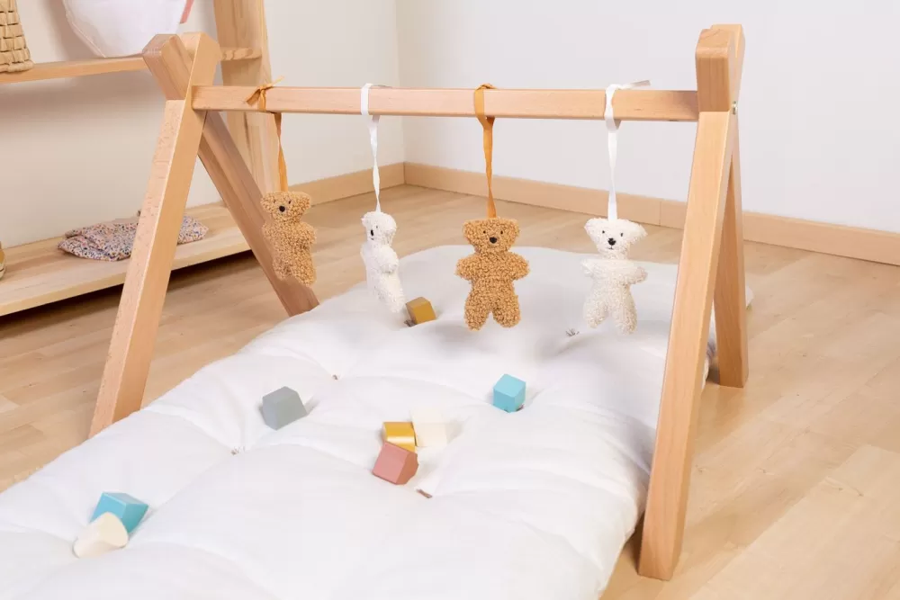 Fashion Childhome Tipi Play Baby Gym - Hout - Naturel