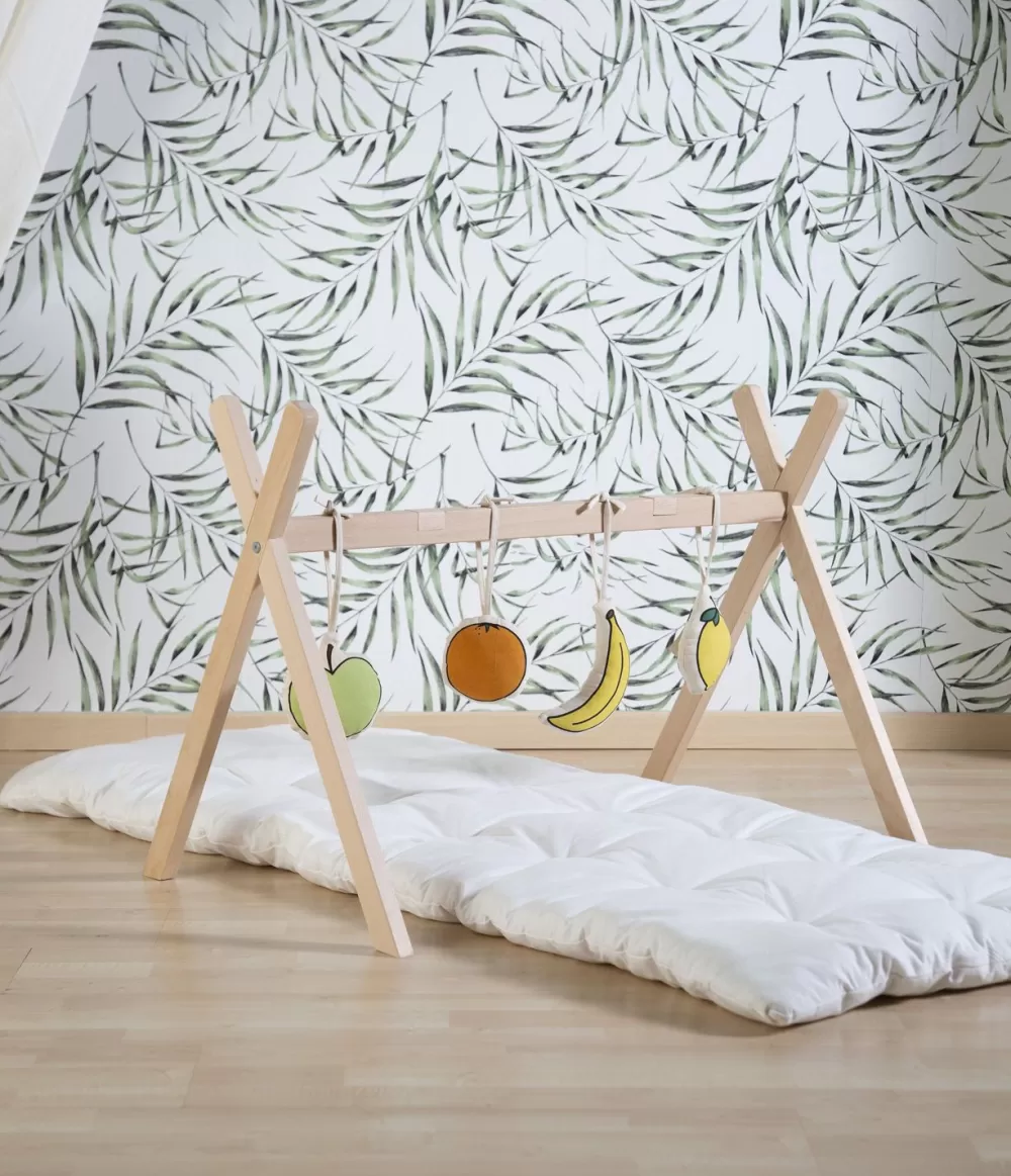 Fashion Childhome Tipi Staander Voor Moses Mand + Baby Gym - Hout - Naturel