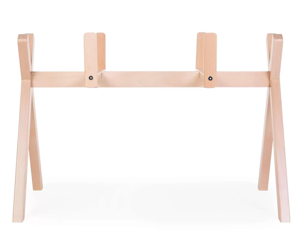 Fashion Childhome Tipi Staander Voor Moses Mand + Baby Gym - Hout - Naturel
