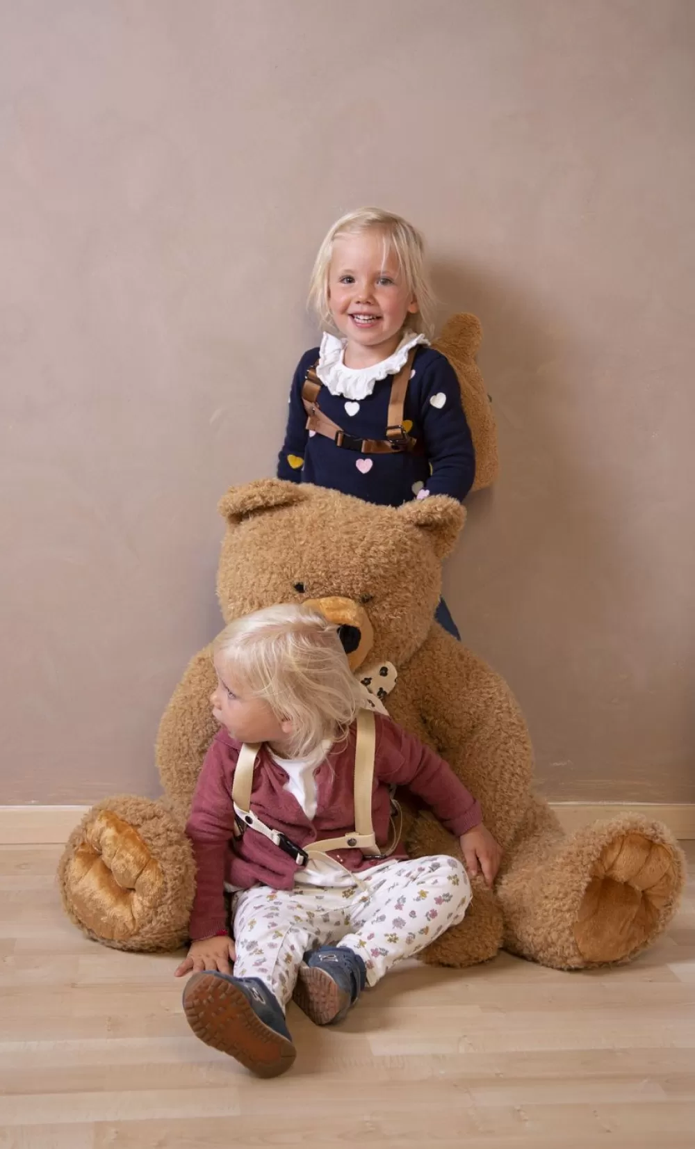 New Childhome Zittende Teddybeer Knuffel - 60X60X76 Cm - Teddy